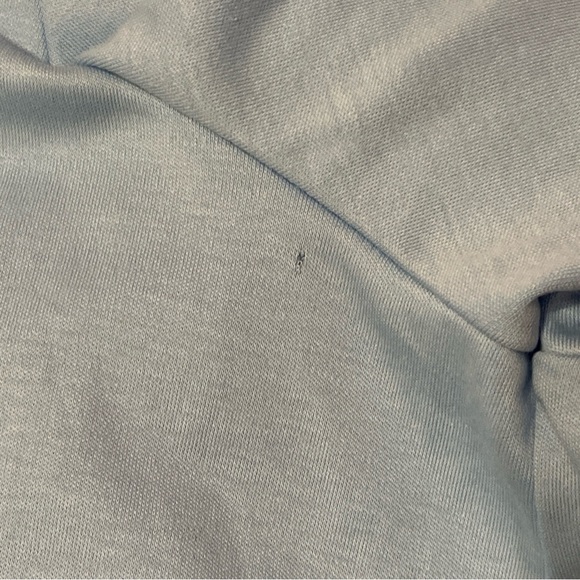 LL Bean XL Cozy Open Front Lounge Cardigan Blue Minimalist Sweater with Pockets - Picture 8 of 9